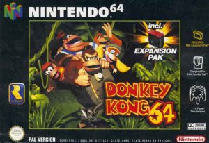 Donkey Kong 64 Box Art