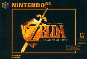 Legend of Zelda Ocarina of Time Box Art