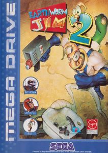 Earthworm Jim 2 Box Art